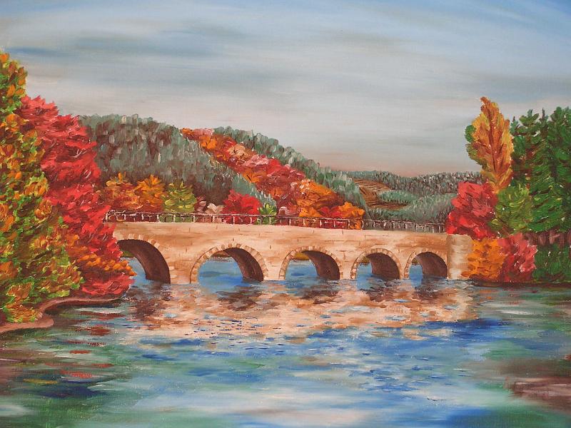 Klamer Brücke, 1978, Öl-Leinen, 50x40.jpg